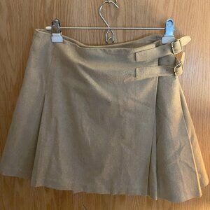 J.Crew Camel Pleated Mini-Skirt, size 8P